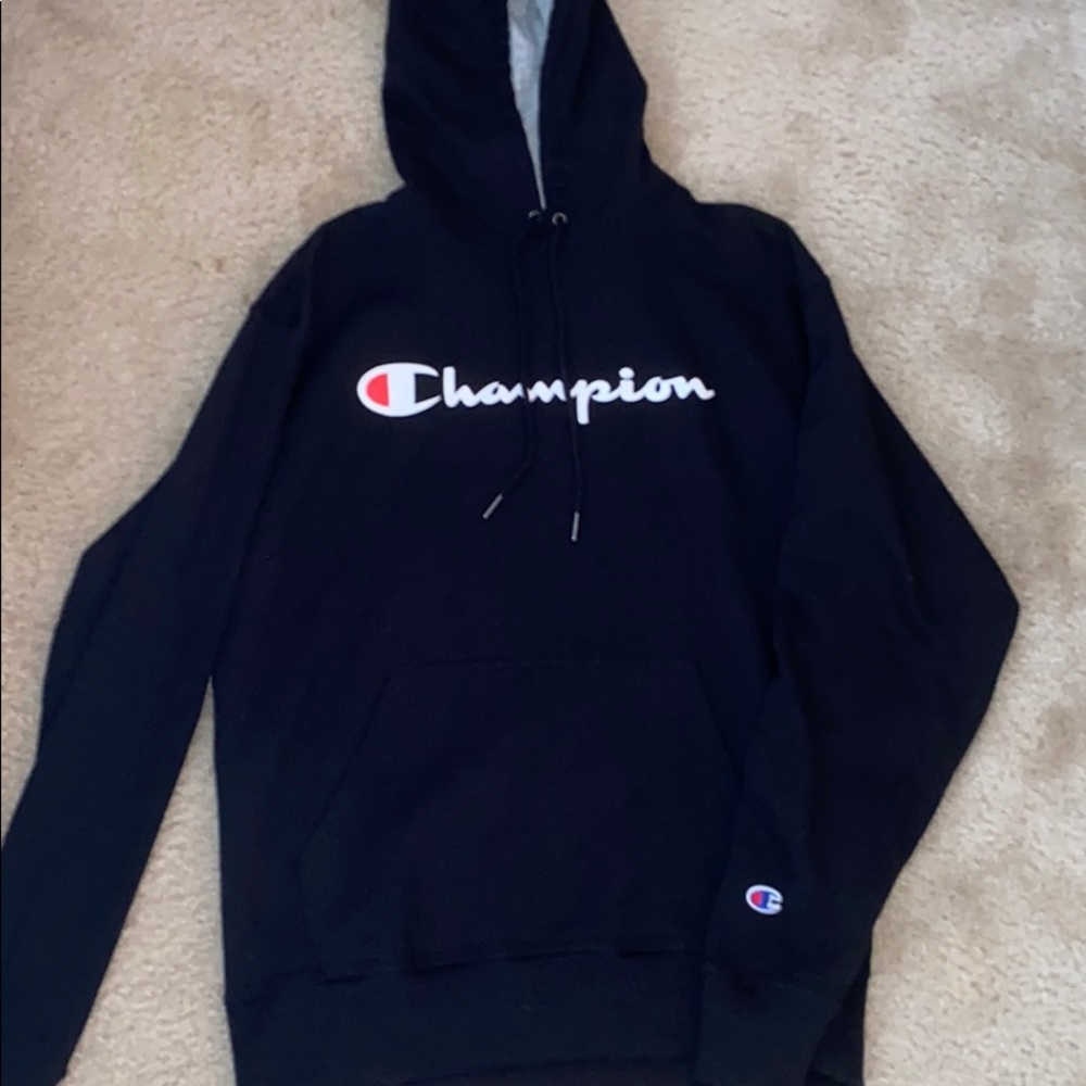 black hoodie